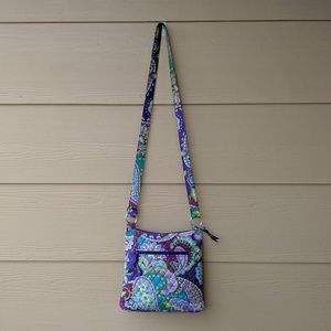 VERA BRADLEY Quilted Satchel Crossbody Bag